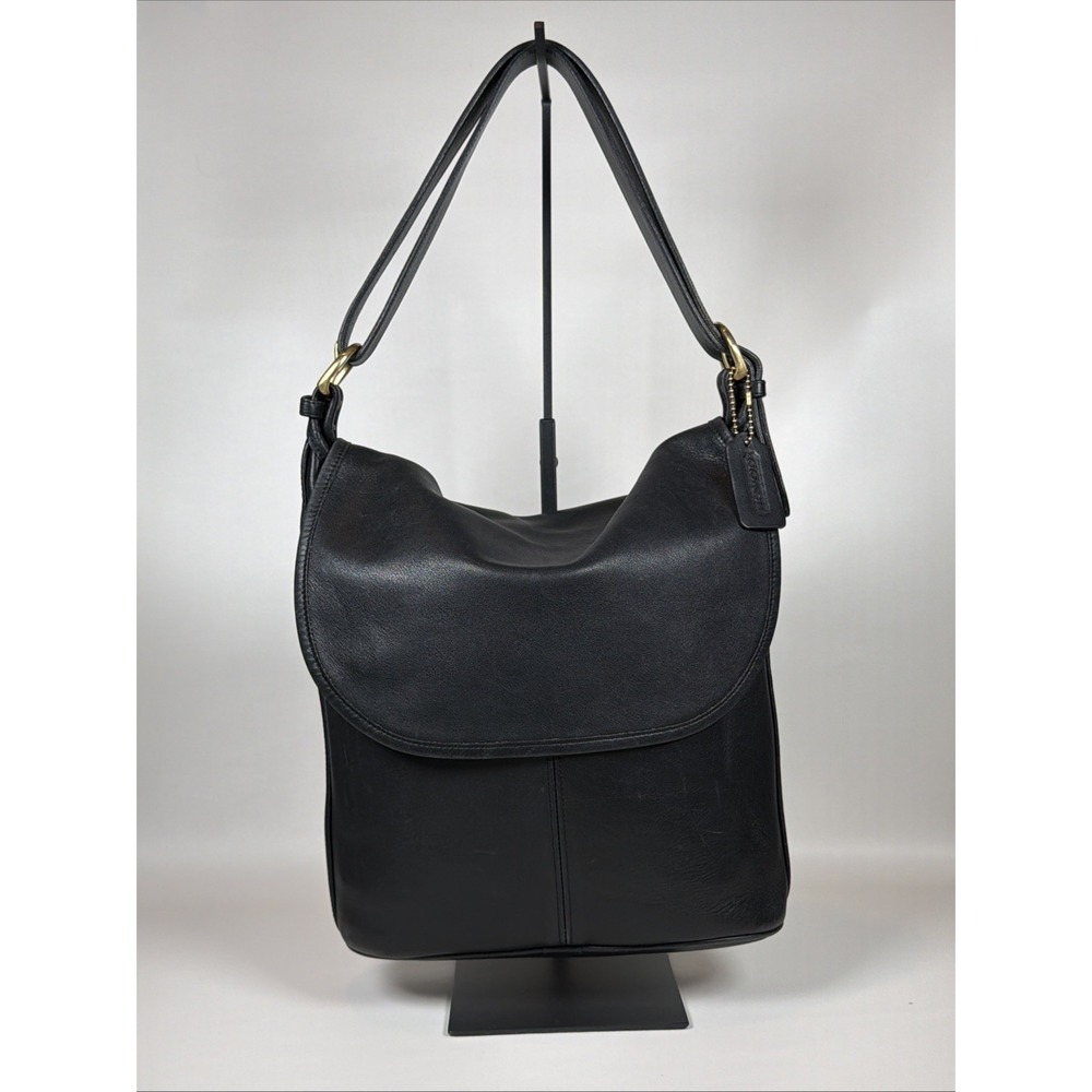 Vintage Coach Whitney Bag 4115 Black Leather Shoulder Bag 1997 USA